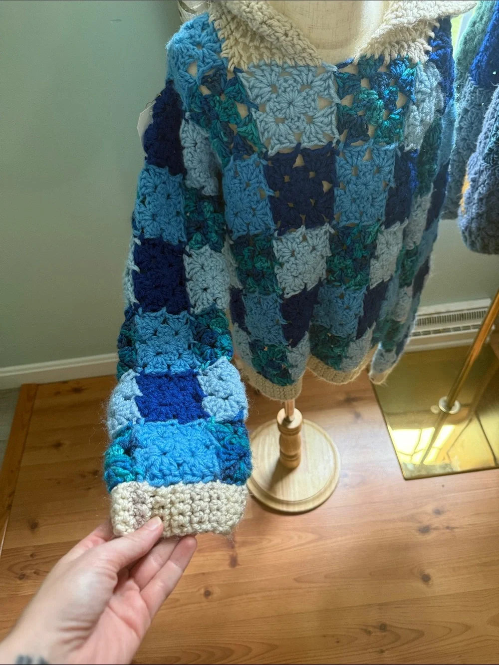 Handmade crochet sweater